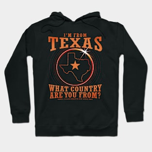 Solar Eclipse 2024 Texas Total Eclipse I'M From Texas ny Hoodie